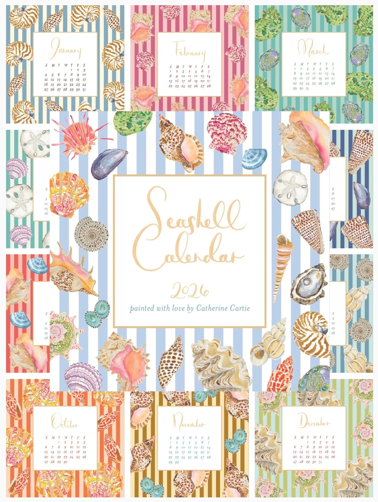 2026 Seashell Calendar - Image 3