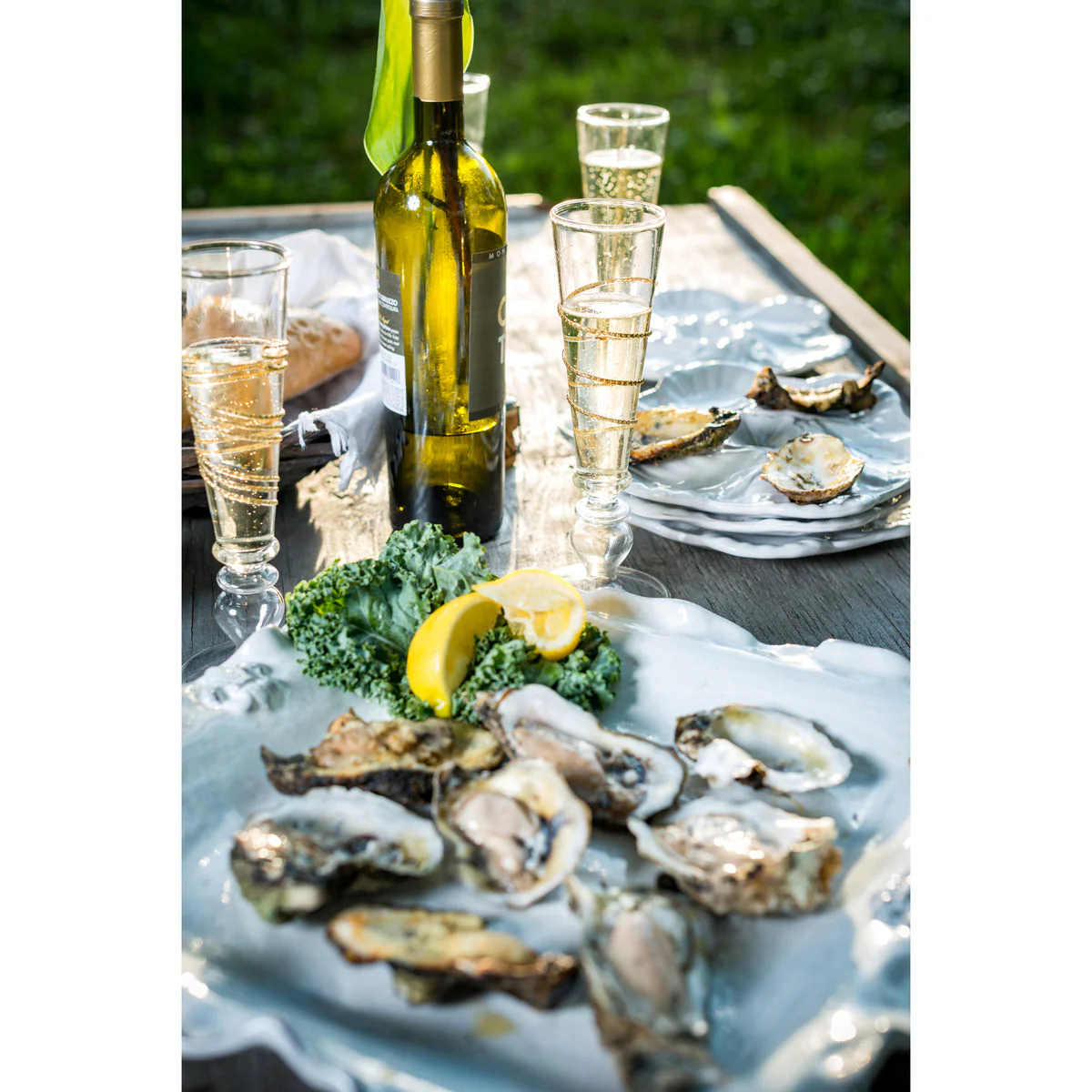 Fleur De Lis Oyster Plate - Image 2