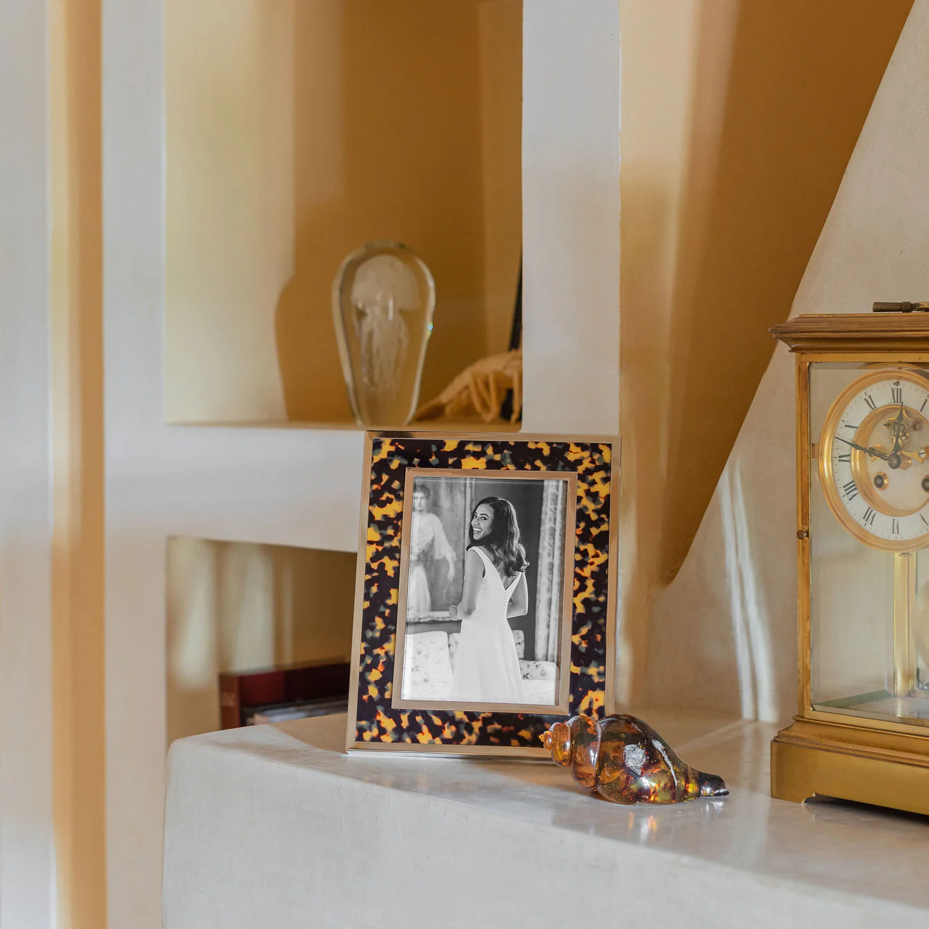 Windsor Faux Tortoiseshell and Silver Frame, 5 x 7 - Image 2