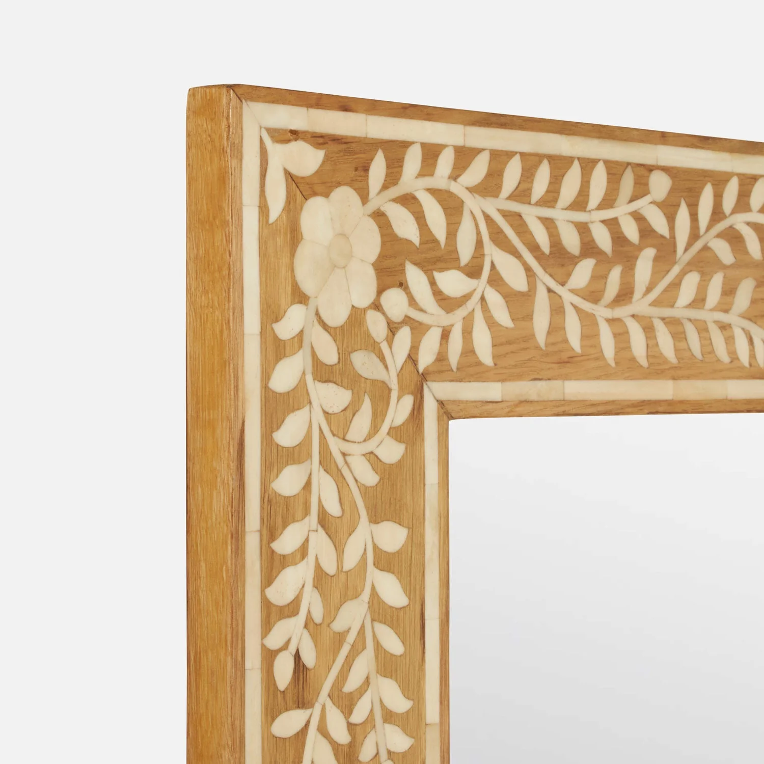 Adelise Oak & Bone Mirror - Image 2