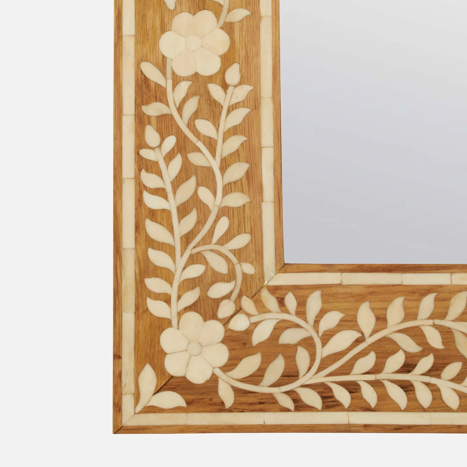 Adelise Oak & Bone Mirror - Image 3
