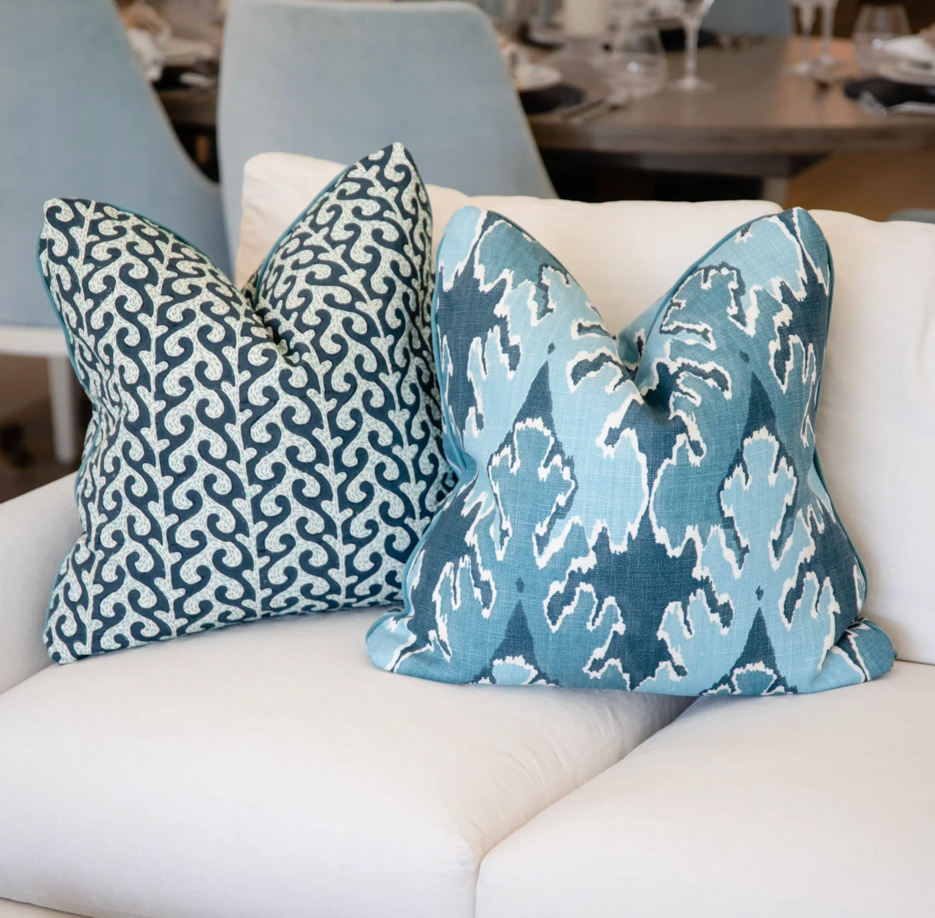 Breach Candy Blue Pillow - Image 2