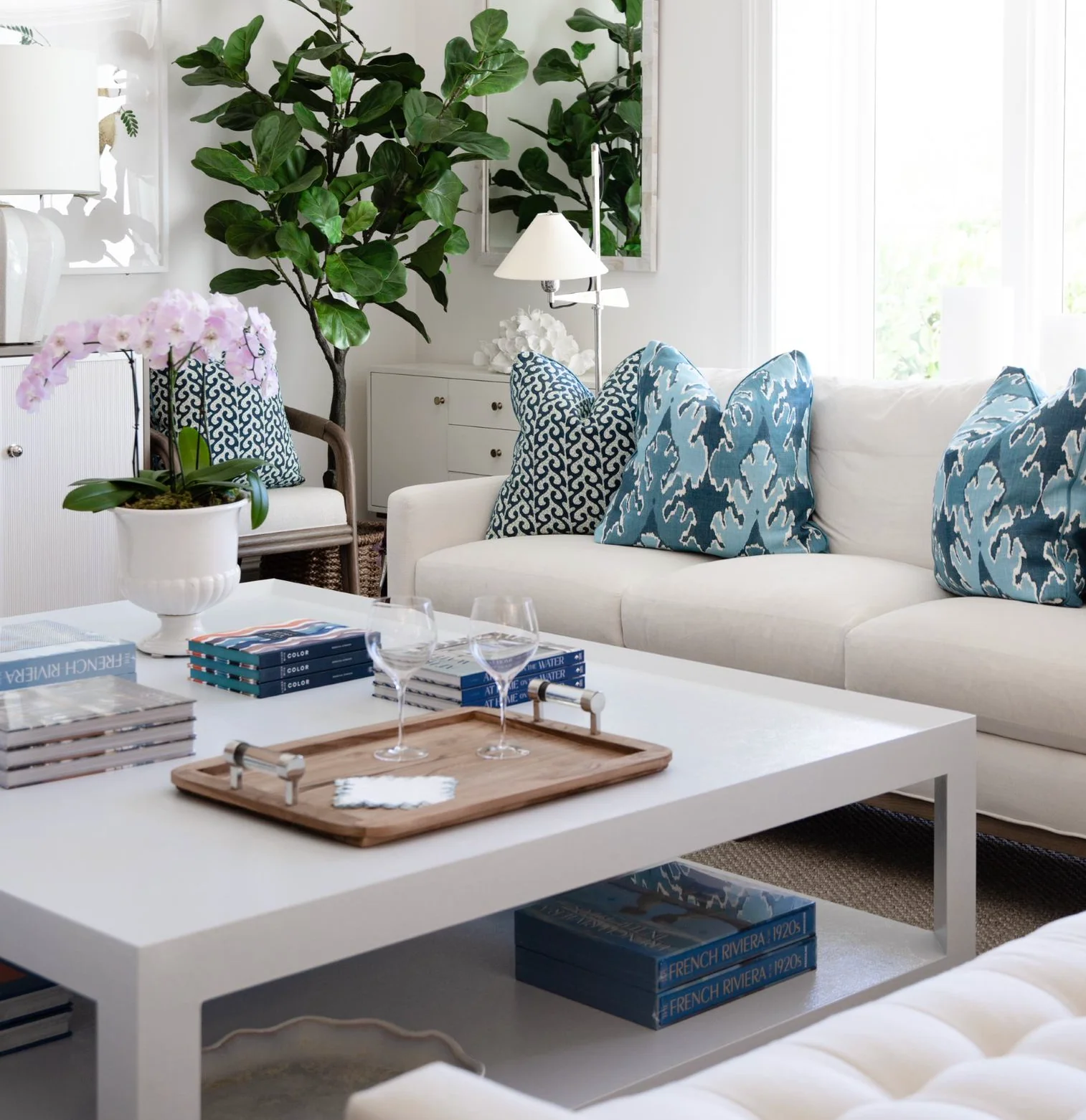 Breach Candy Blue Pillow - Image 3