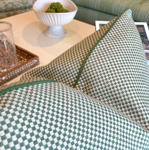 Chequerboard Stitch Pillow - Image 2