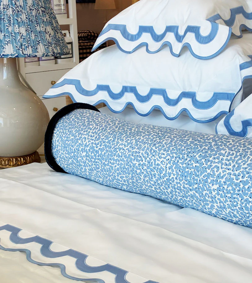 Korallo Periwinkle Bolster Pillow - Image 3