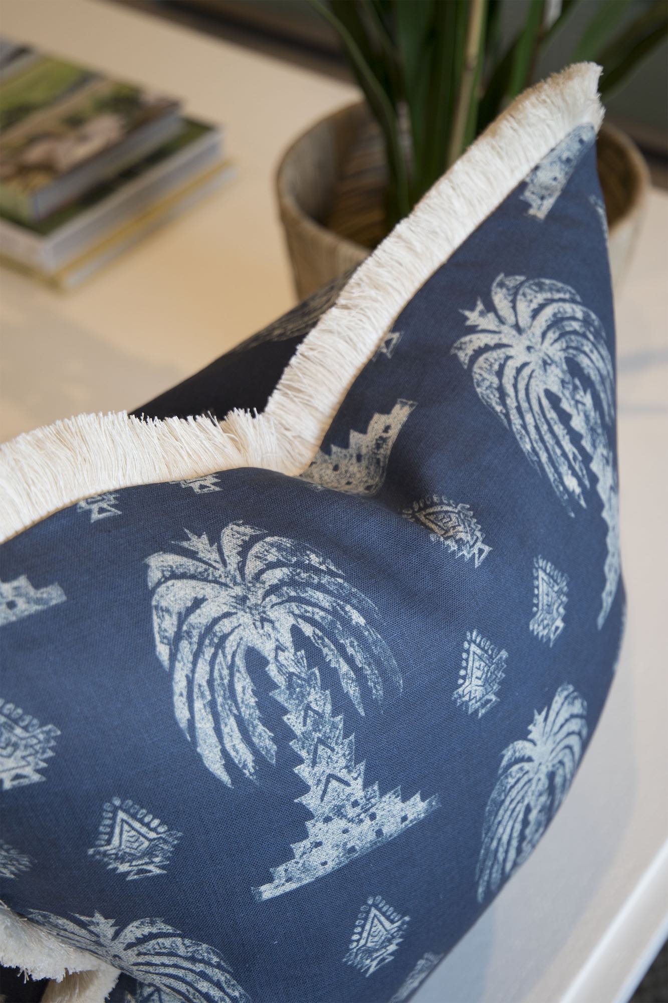 Mandalay Indigo Pillow - Image 2