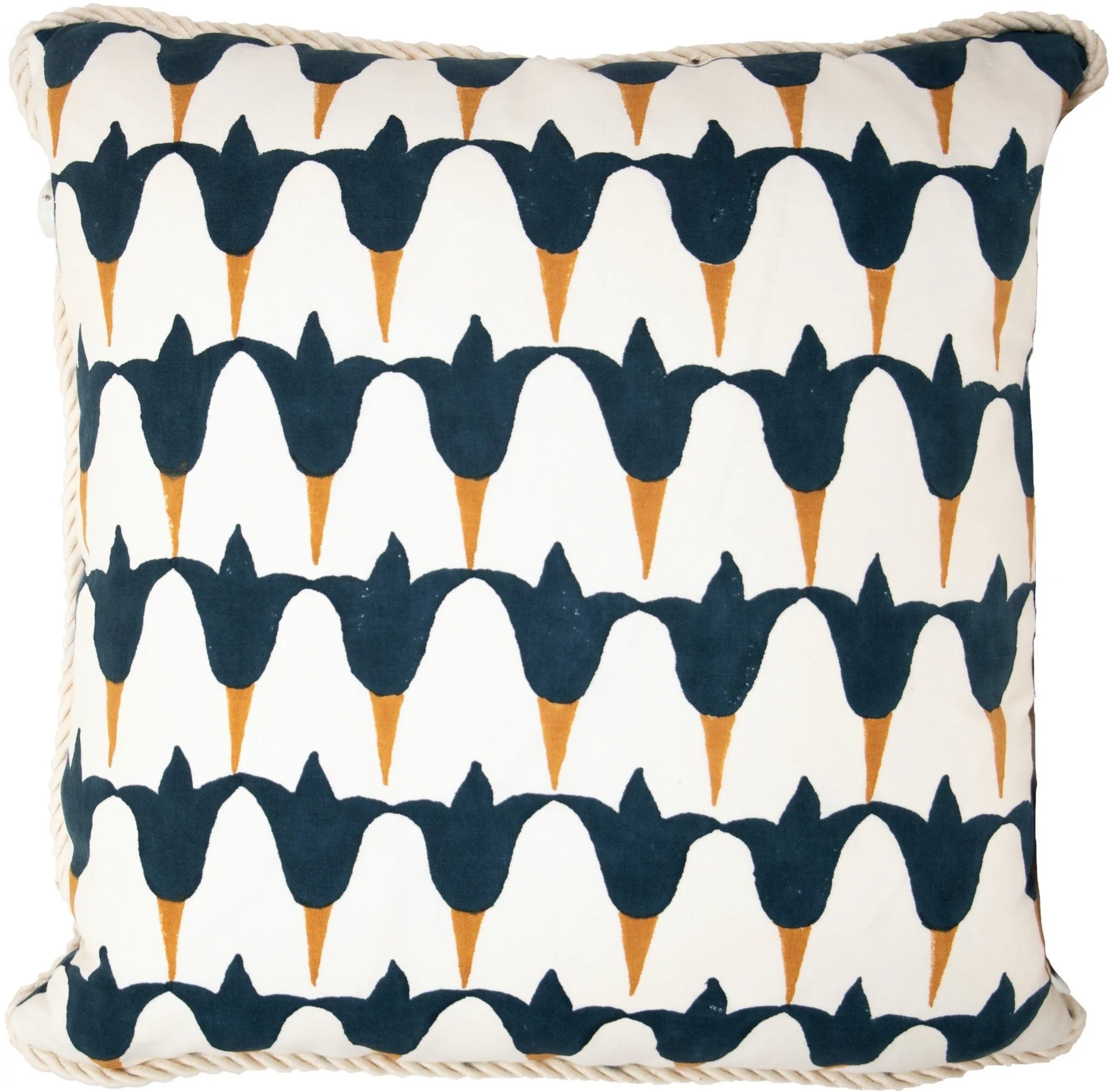 Tulip Midnight & Copper Pillow