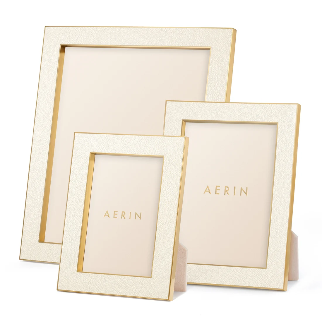 Cream Classic Shagreen Frame Collection