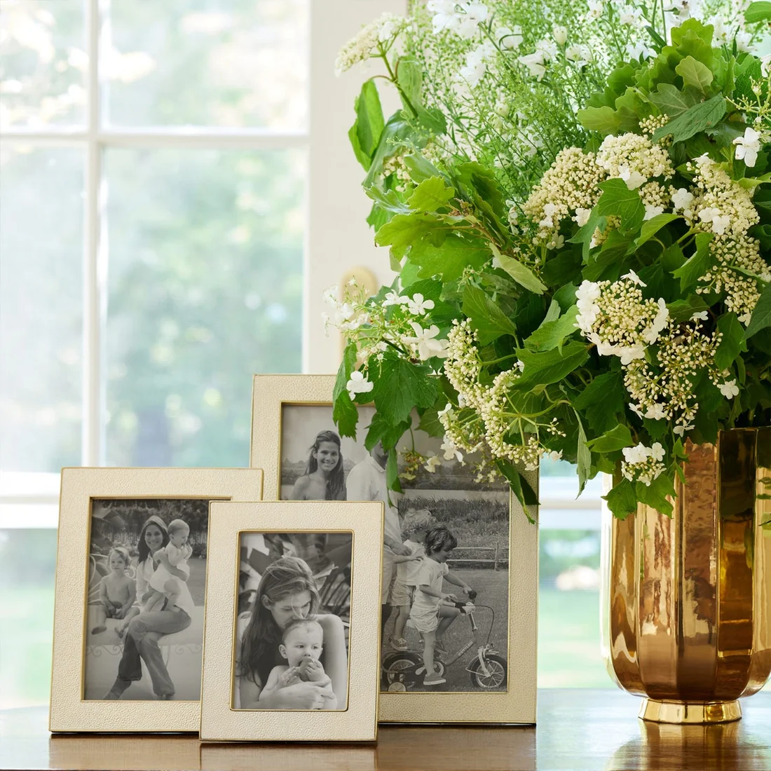 Cream Classic Shagreen Frame Collection - Image 5