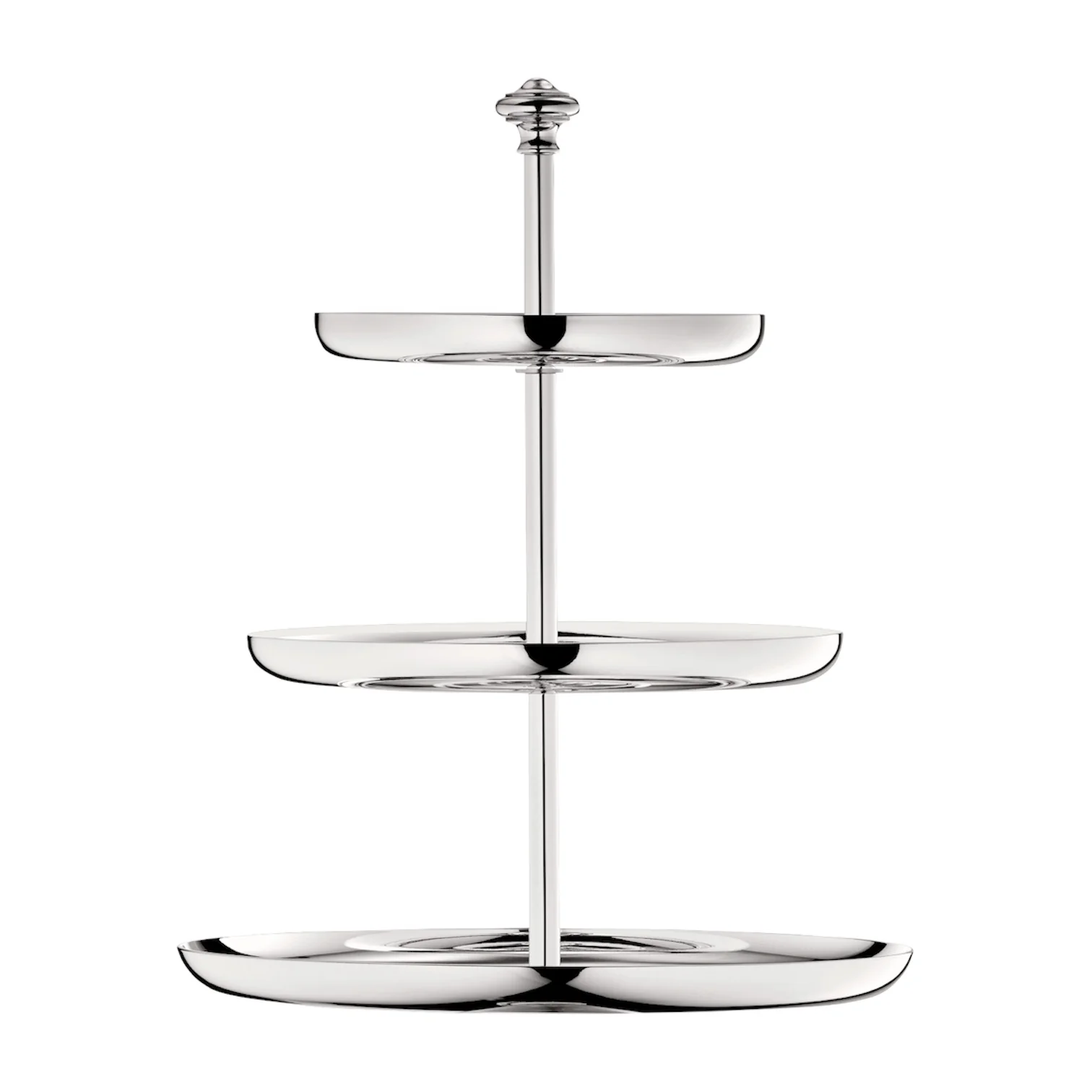 Albi Silver Plated Three-Tier Dessert Stand