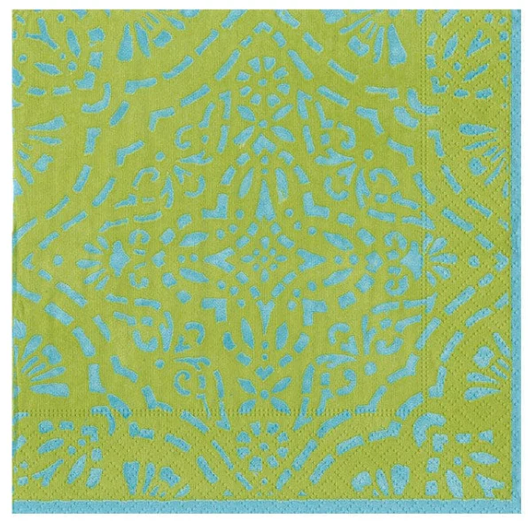 Green Annika Cocktail Napkins