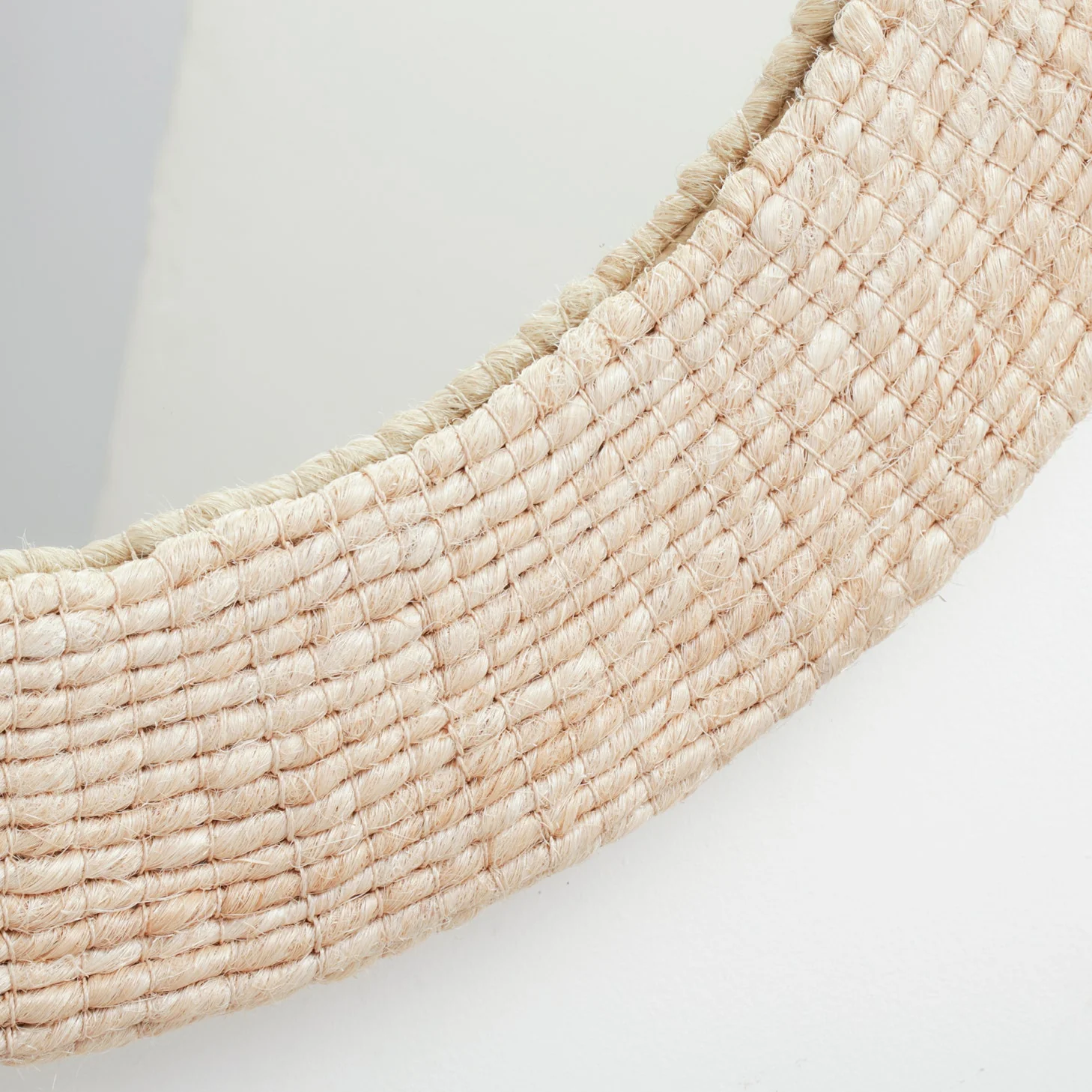 Amani Round Abaca Rope Mirror - Image 2