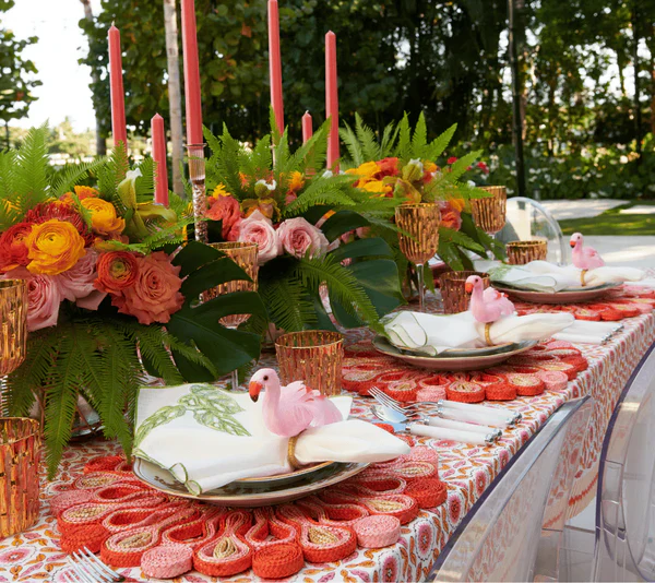 Aruba Napkin Ring in Blush - Image 3