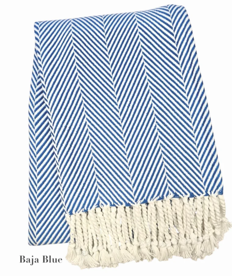 Nantucket Herringbone Throw Collection - Image 5