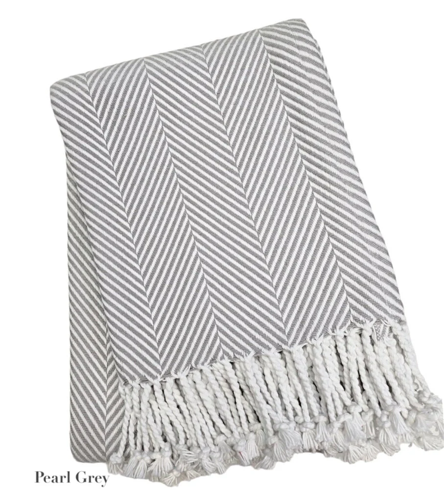 Nantucket Herringbone Throw Collection - Image 7
