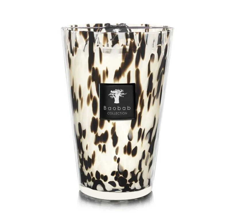 Baobab Collection Pearls Black Candle - Image 5