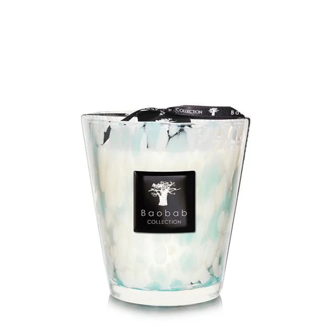 Baobab Collection Pearls Sapphire Candle - Image 3