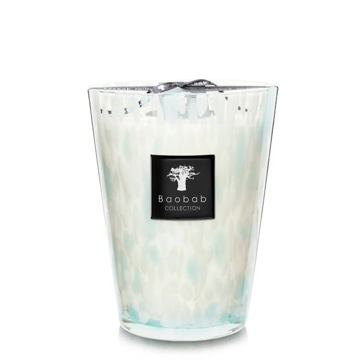 Baobab Collection Pearls Sapphire Candle - Image 4