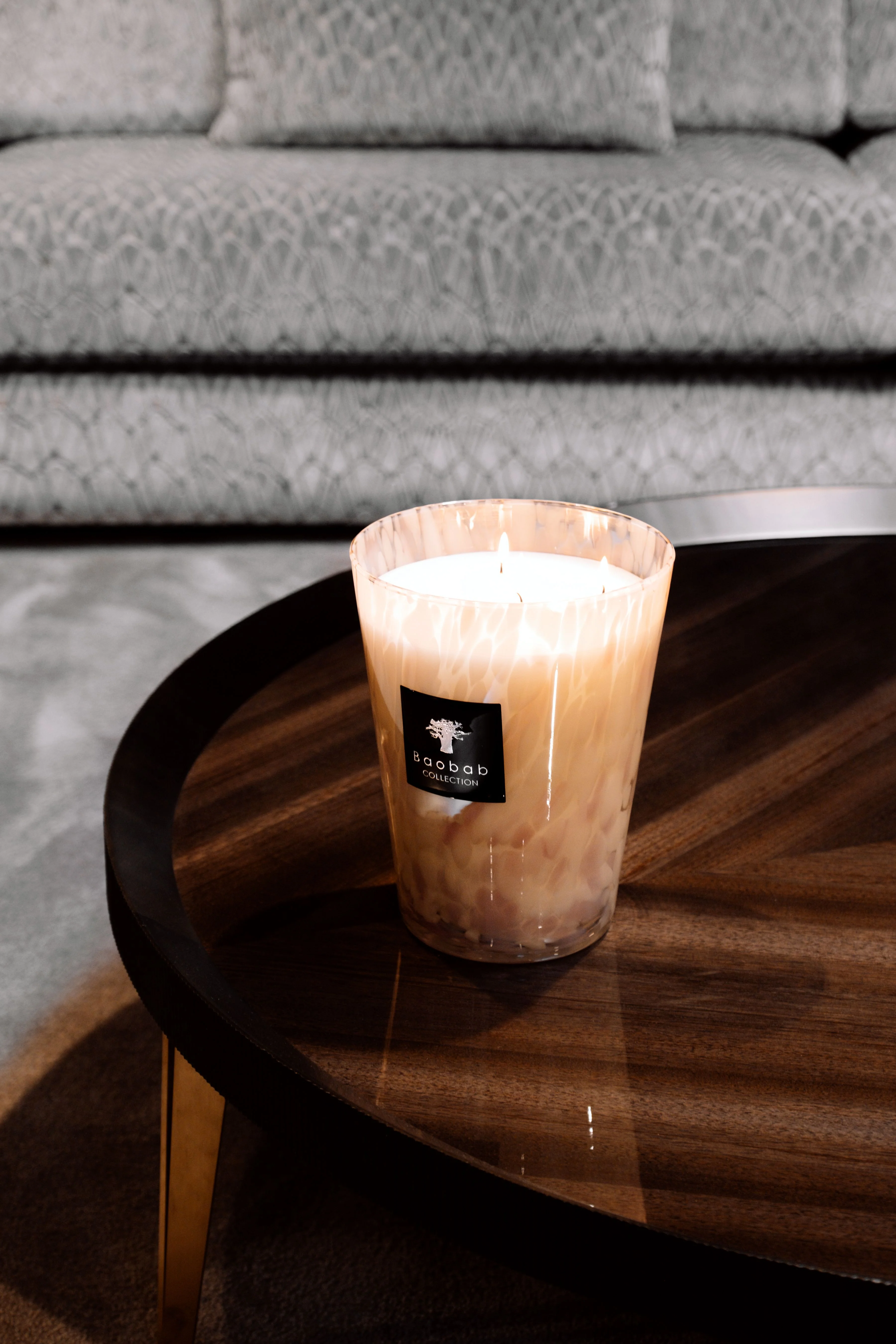 Baobab Collection Pearls White Candle - Image 5