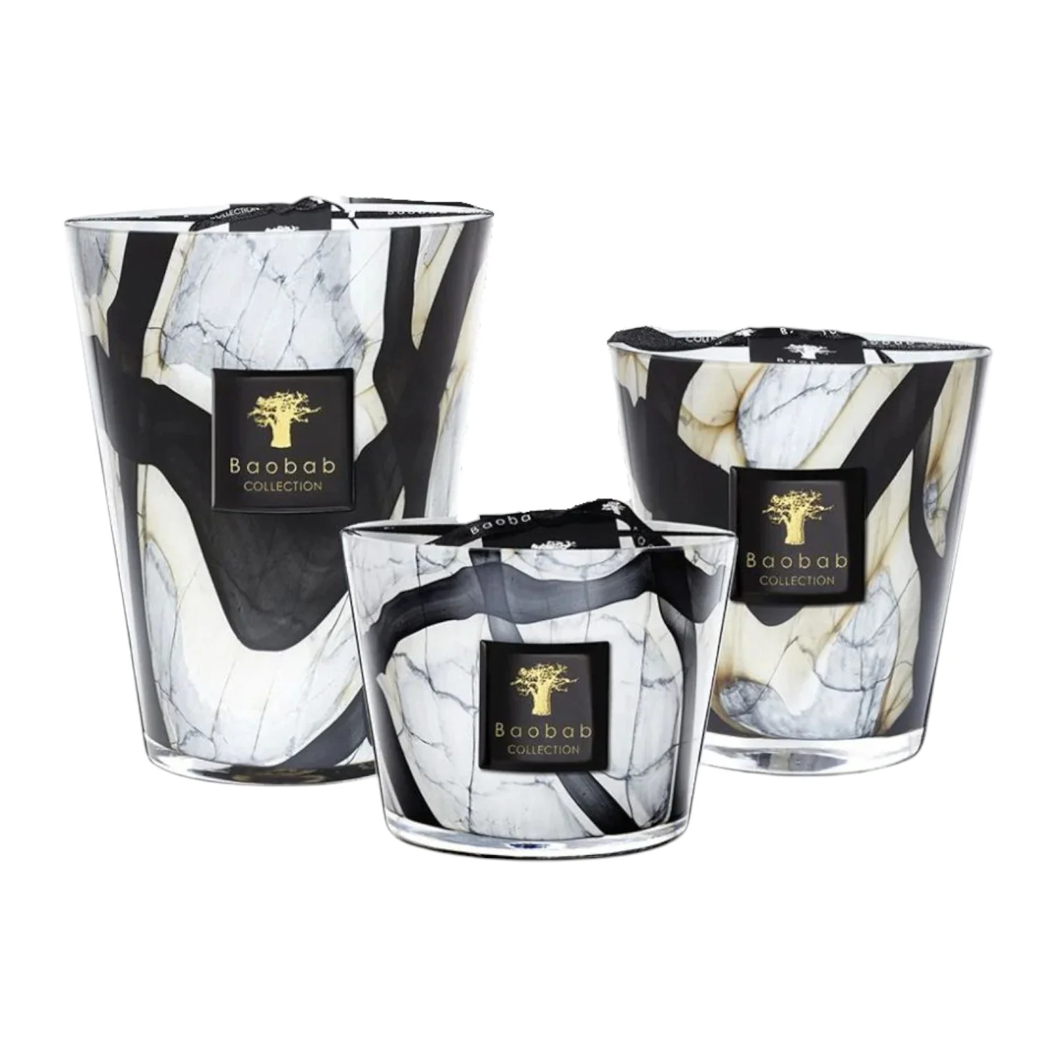 Baobab Collection Stones Marble Candle