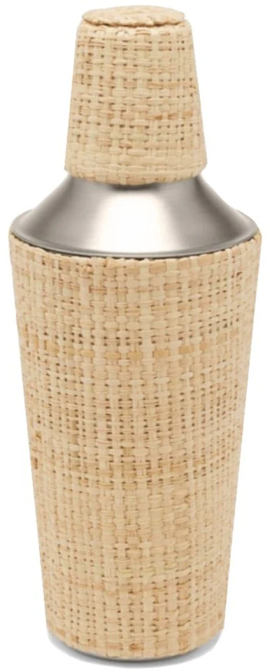 Barth Natural Gold Raffia Cocktail Shaker