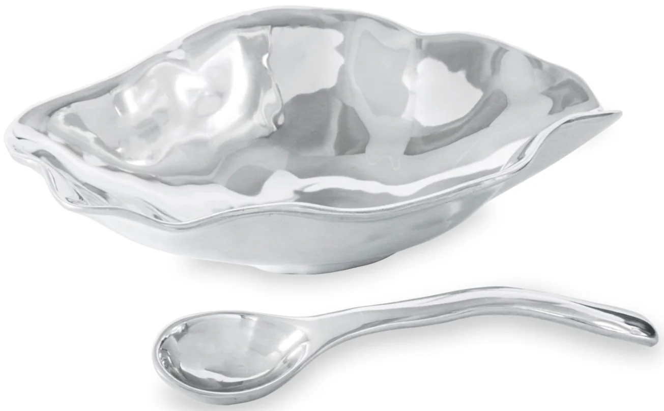 Vento Claire Medium Bowl with Spoon
