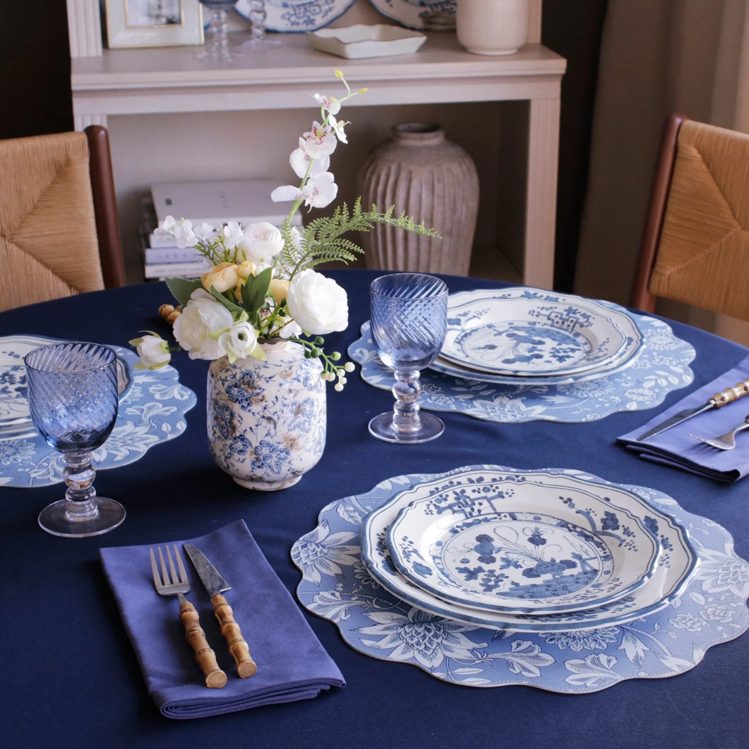 Vida Faenza Melamine Dinnerware and Placemat Collection - Image 3