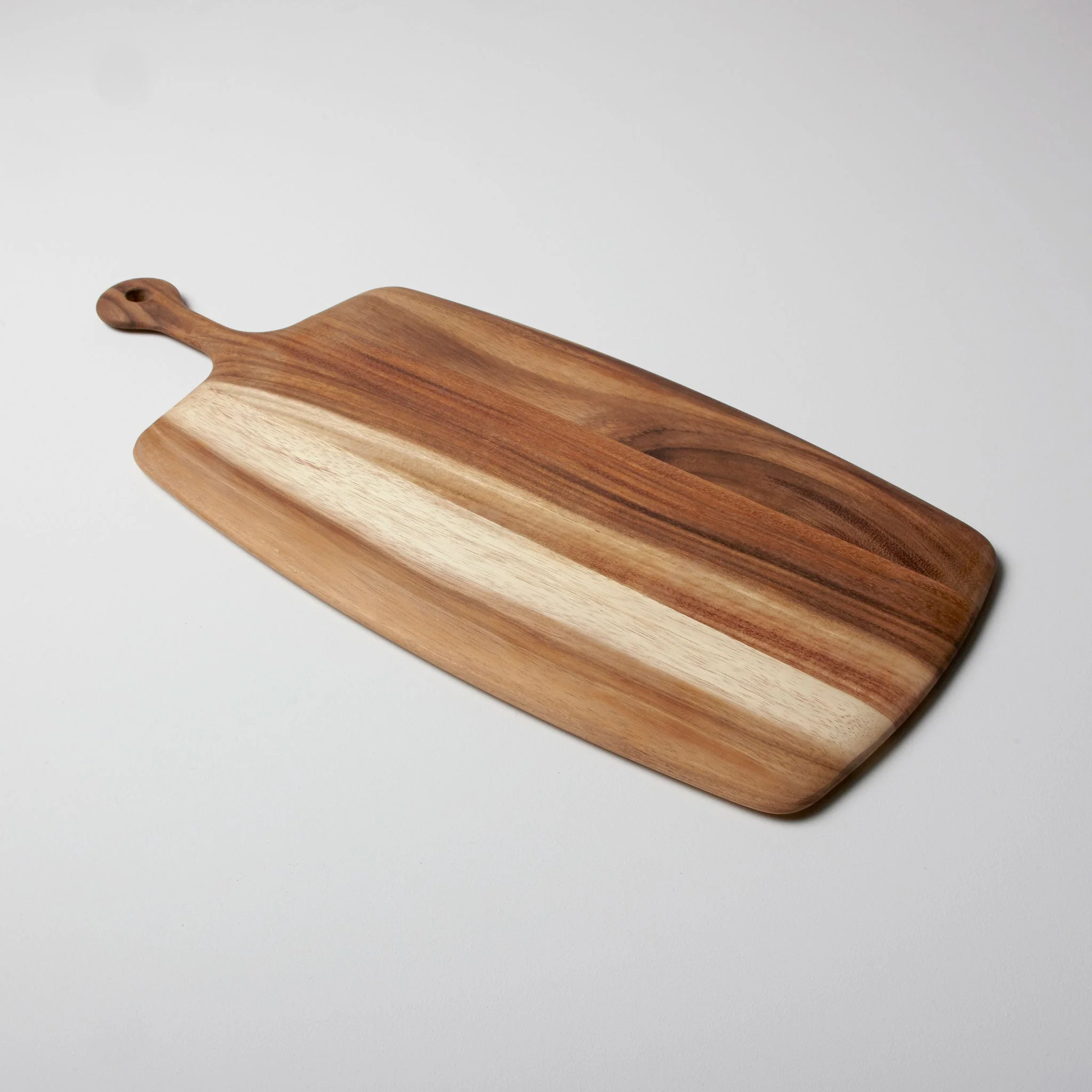 Acacia Wood Rectangular Board with Handle Collection - Image 2