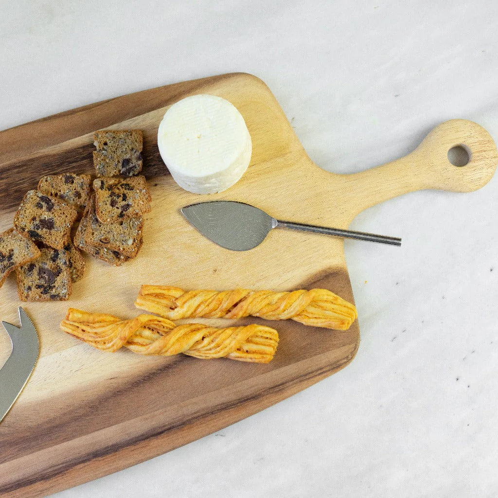 Acacia Wood Rectangular Board with Handle Collection - Image 5