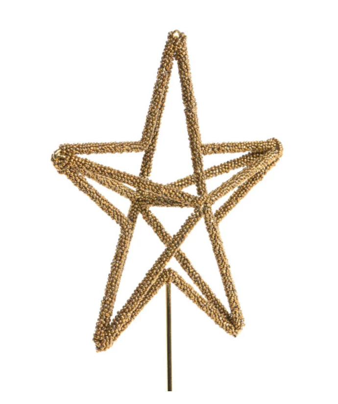 Beaded Star Tree Topper - Image 2