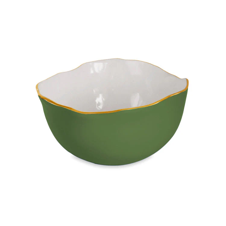 Encanto Leaf Green & White Serveware Collection - Image 4