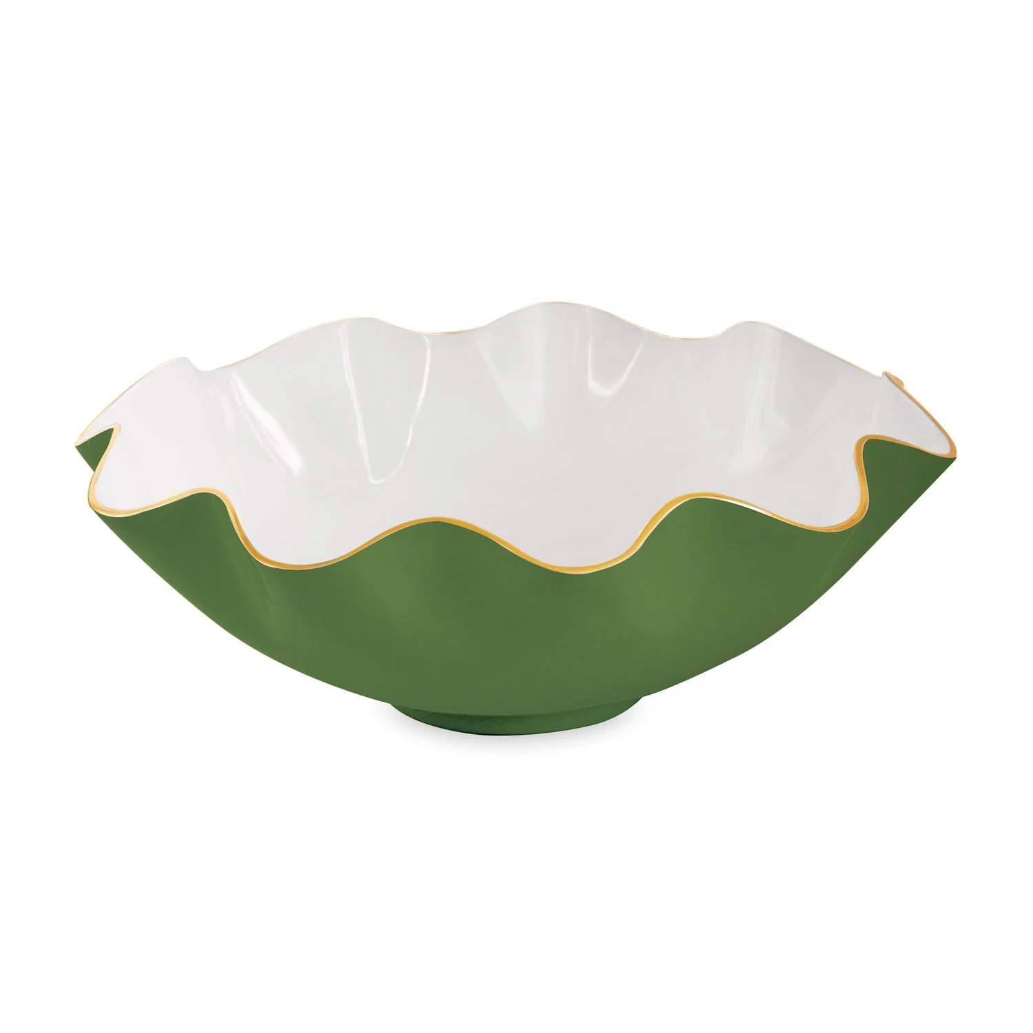 Encanto Leaf Green & White Serveware Collection - Image 7