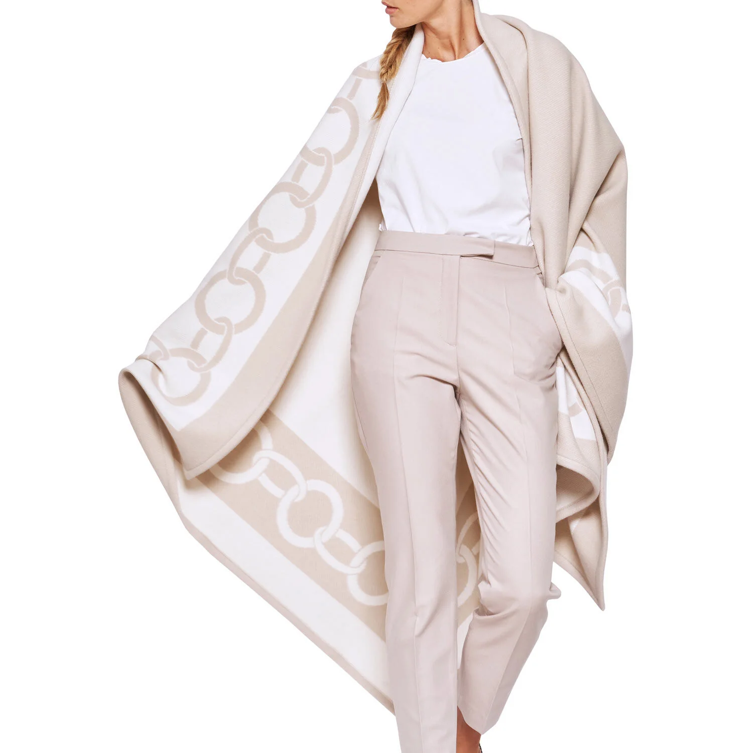 Beige/Milk Chains Throw - Image 4
