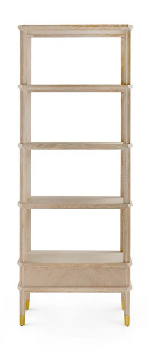Bertram Etagere, Cerused Oak - Image 3