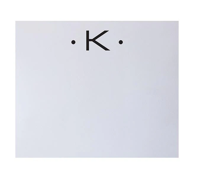 Black Initial Large Notepad - Image 11