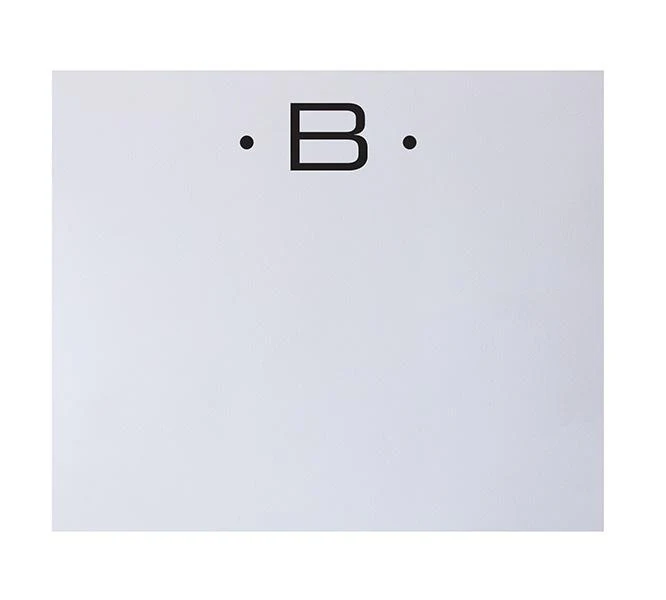 Black Initial Large Notepad - Image 3