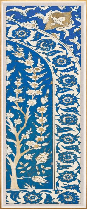 Blue and Gold Moroccan Panel 2