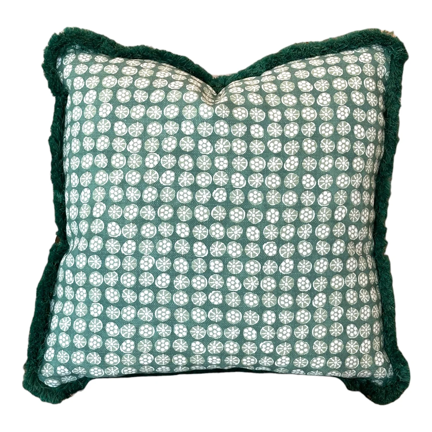 Boheme Green Outdoor Pillow