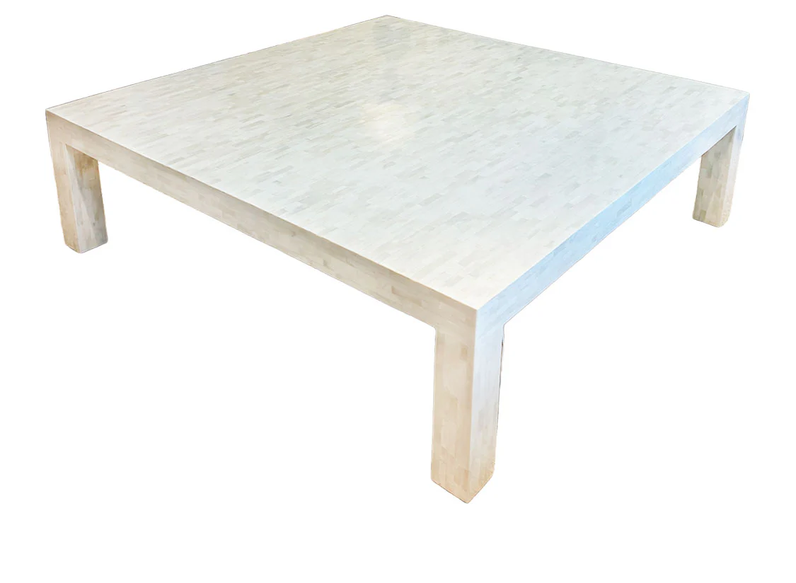 Bone Inlay Cocktail Table - Image 2