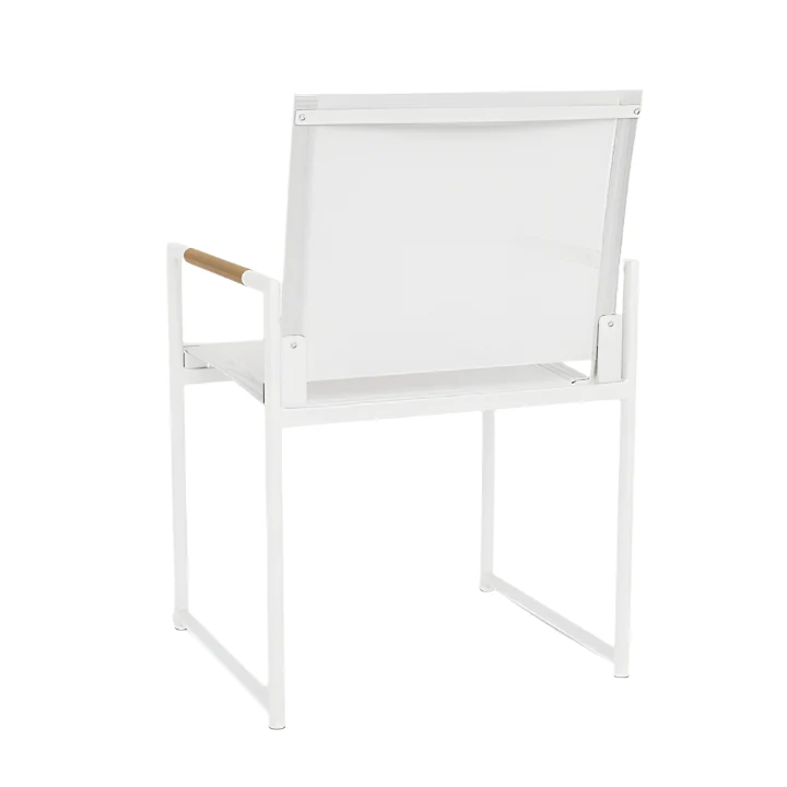 Breeze Dining Chair in White Panama Blanco - Image 3