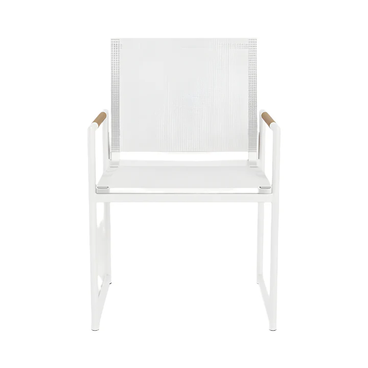Breeze Dining Chair in White Panama Blanco - Image 5
