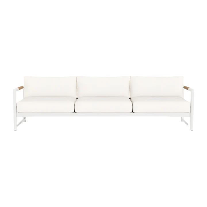 Breeze XL Sofa in White Panama Blanco