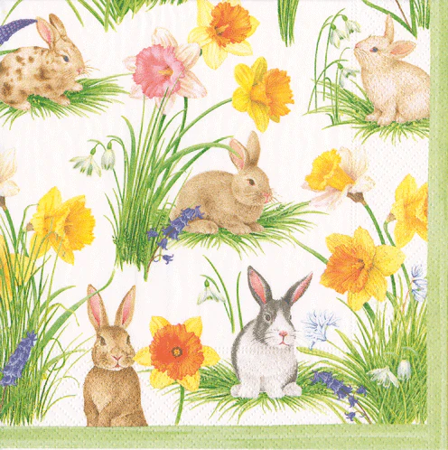 Bunnies and Daffodils Place Setting Collection - Image 4