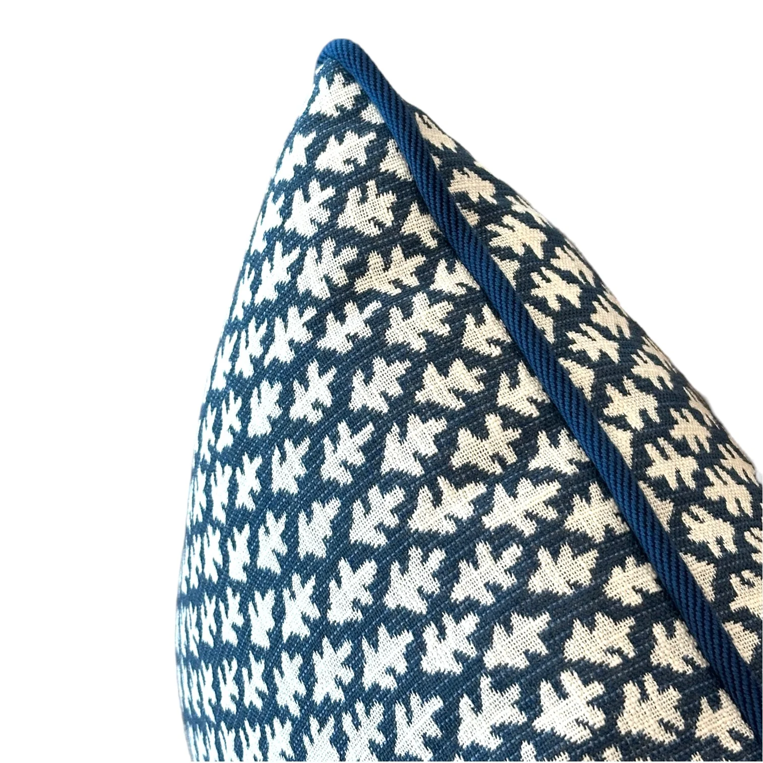 Burma Indigo Outdoor Lumbar Pillow - Image 2
