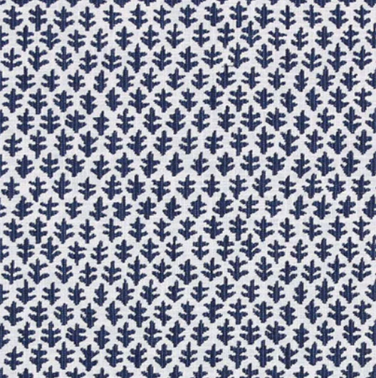 Burma White Indigo Outdoor Lumbar Pillow - Image 2