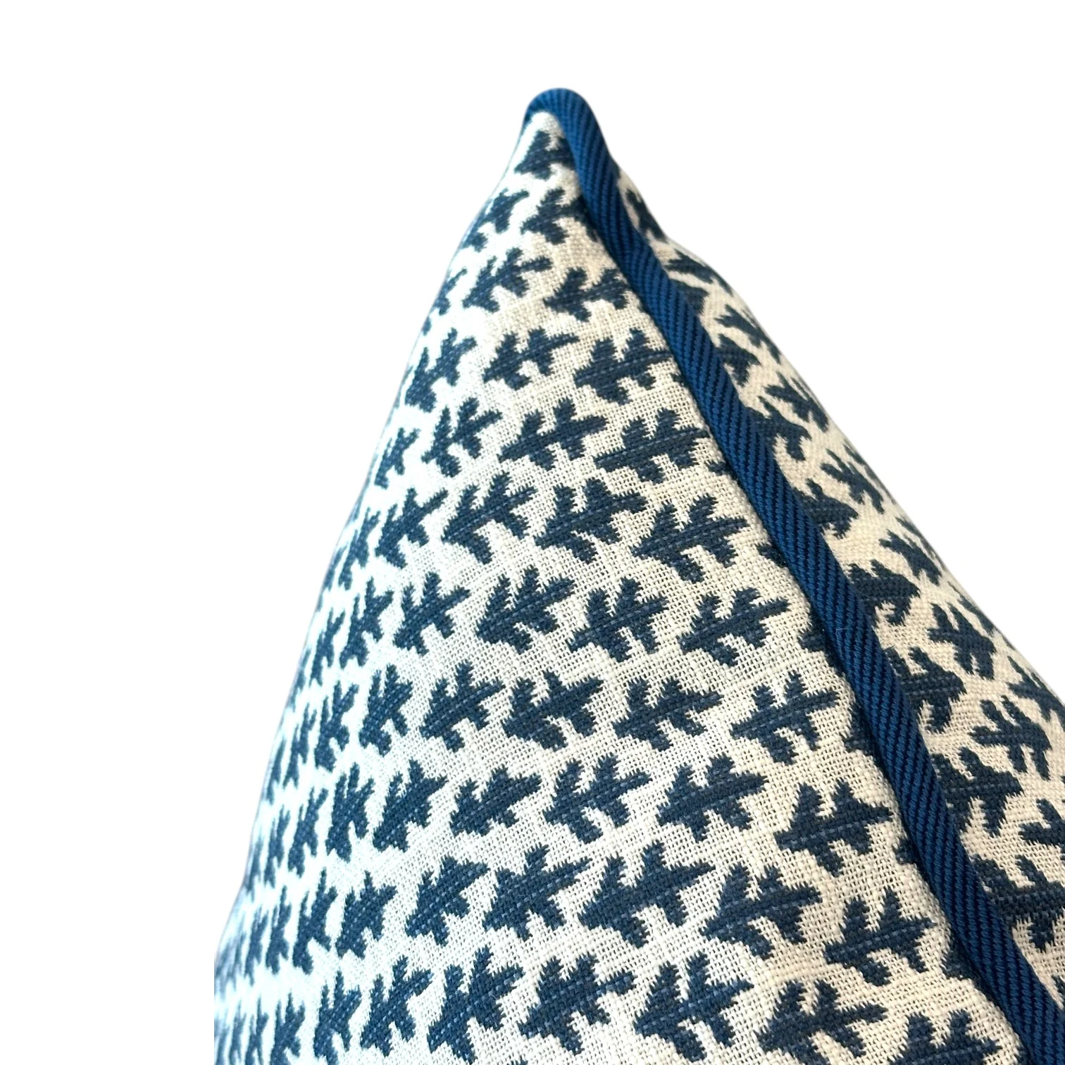 Burma White Indigo Outdoor Pillow - Image 2