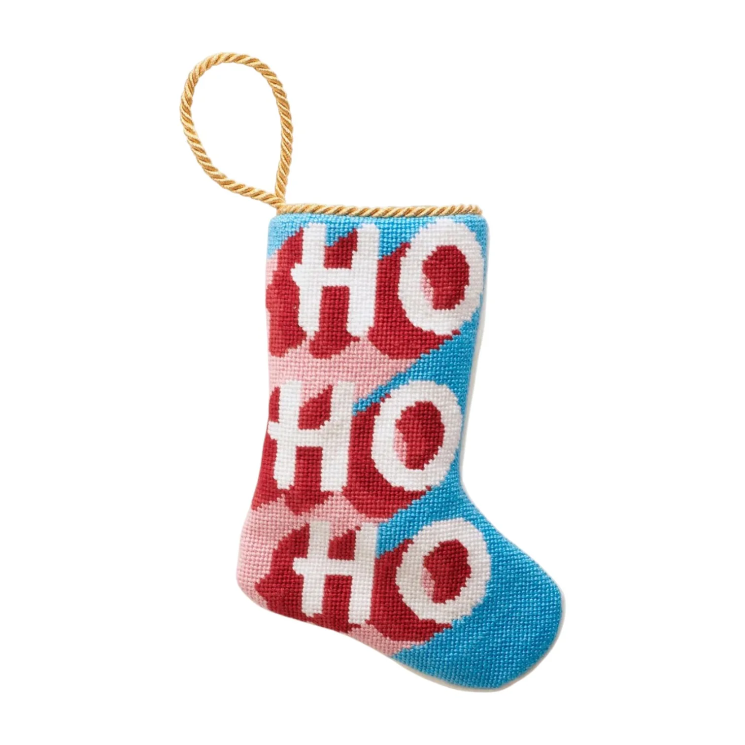 Buru: Ho Ho Ho, Here We Go Needle Point Stocking