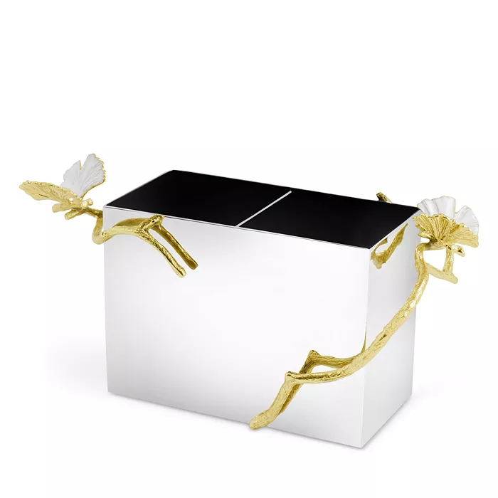 Butterfly Gingko Gold Cutlery Holder - Image 2
