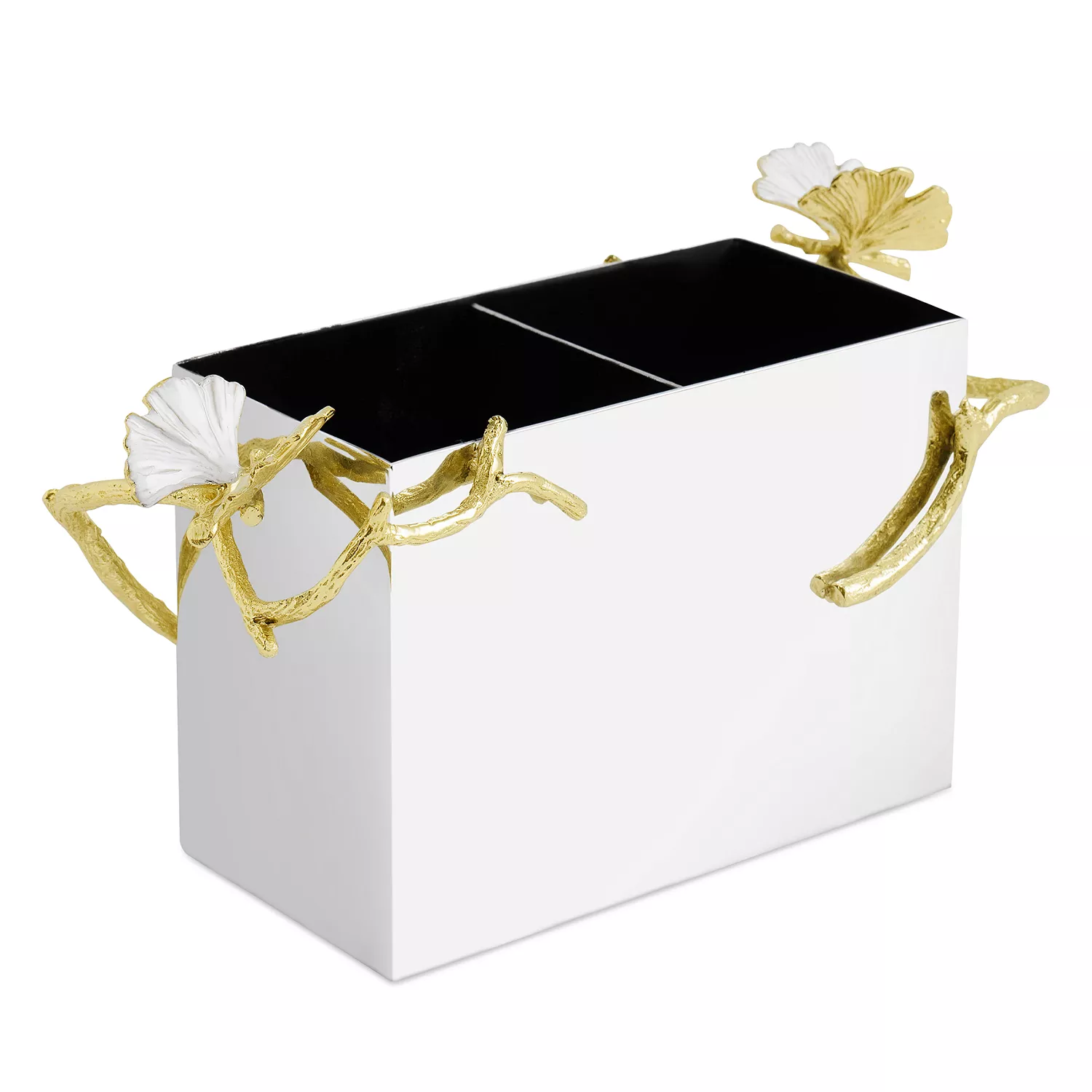 Butterfly Gingko Gold Cutlery Holder - Image 3
