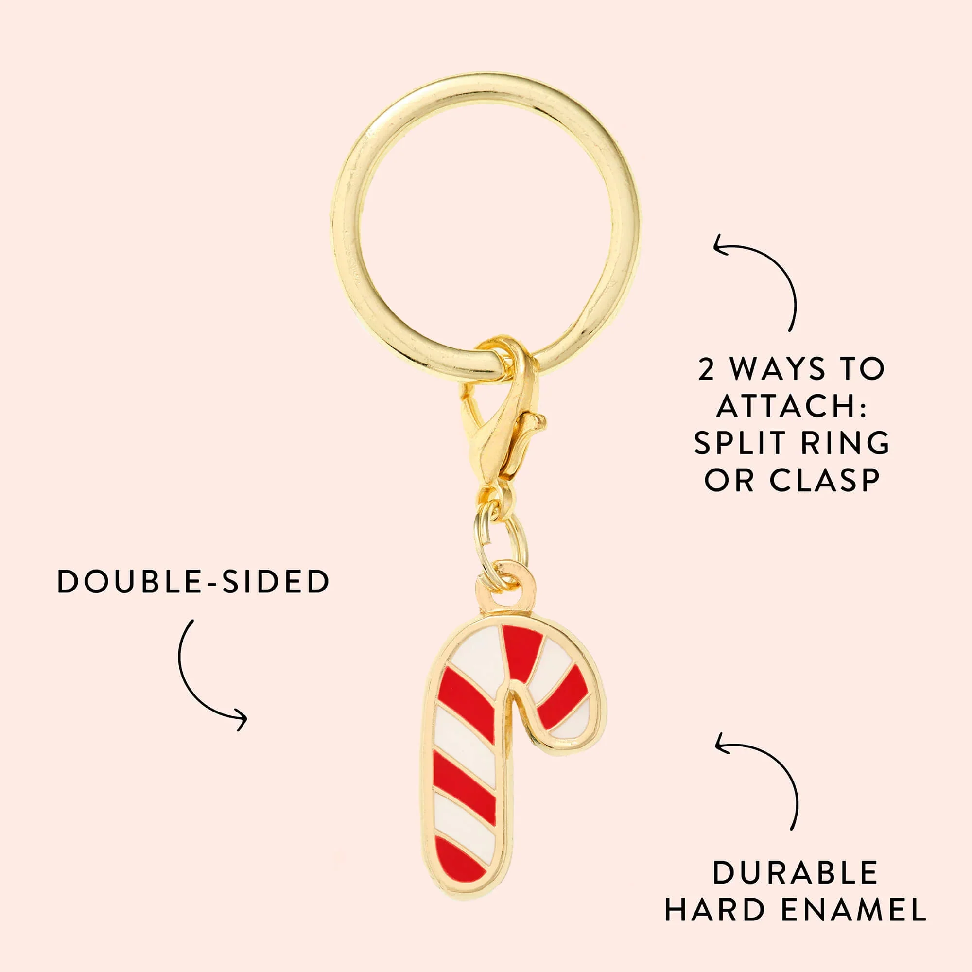 Candy Cane Collar Charm - Image 2